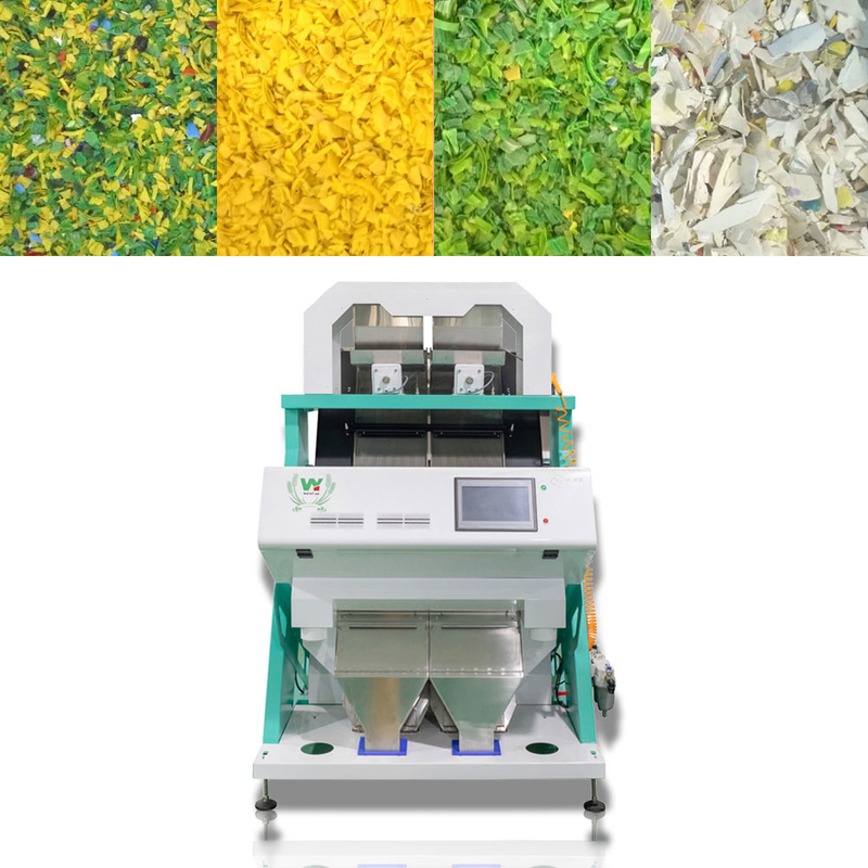 Máquina de classificação plástica totalmente automático da cor do artigo das rampas de WENYAO 2 popular em Brasil