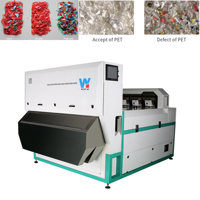 Do Hdpe automático de dois Abs do Pvc do Pe das rampas da camada 4 máquina plástica do classificador da cor do Ldpe