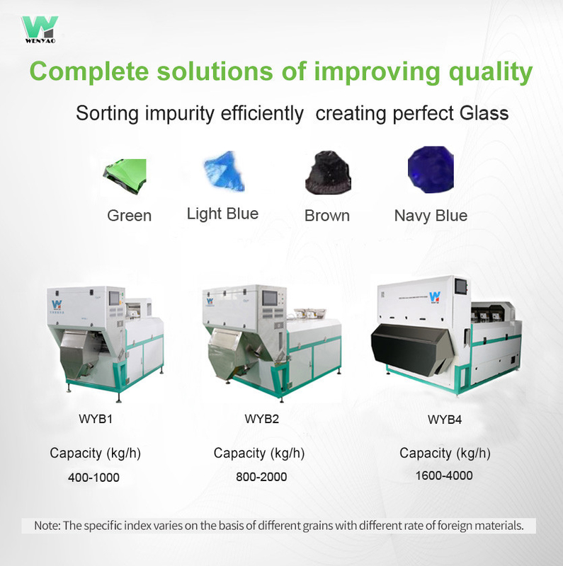 Do Hdpe automático de dois Abs do Pvc do Pe das rampas da camada 4 máquina plástica do classificador da cor do Ldpe