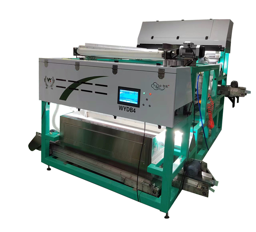 Máquina de classificação mineral de vidro da cor do CCD da areia do classificador ótico de capacidade elevada o mais novo da cor do CCD 2023 2 camadas