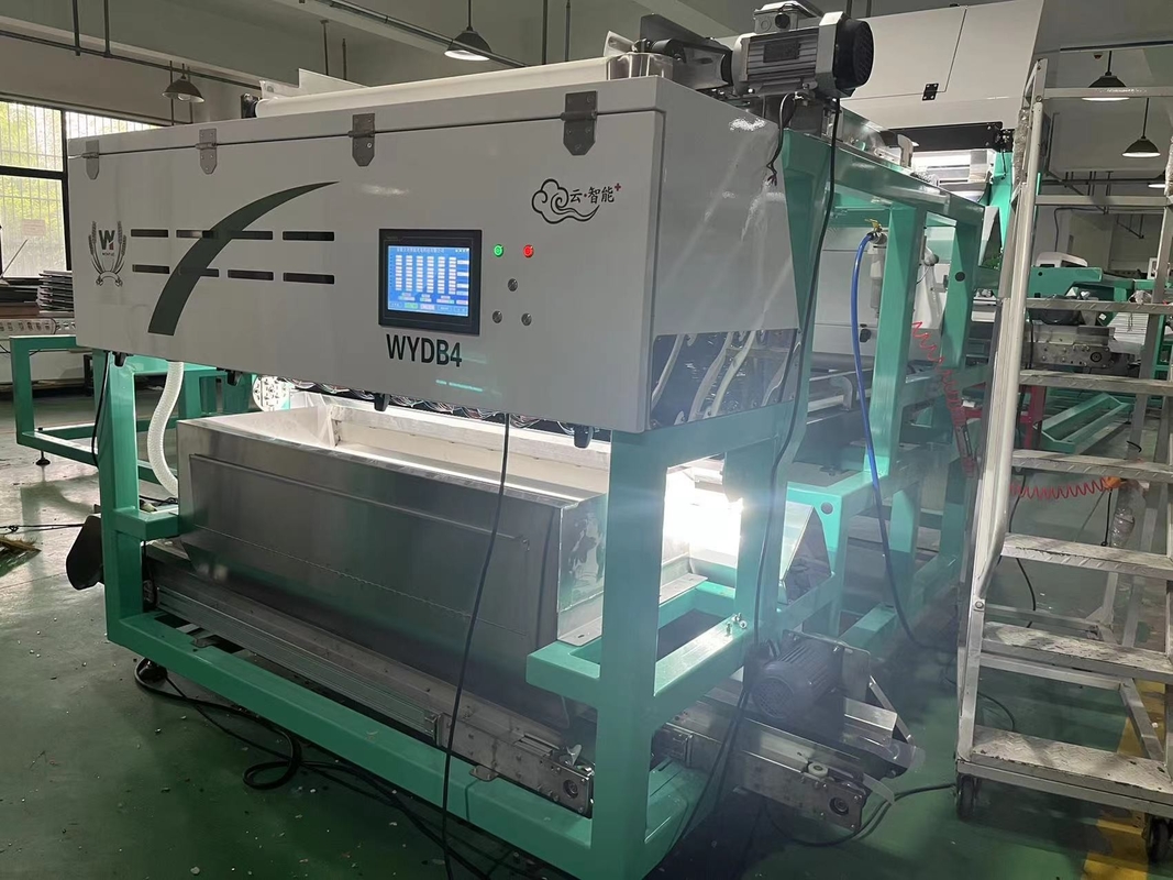 Máquina de classificação mineral de vidro da cor do CCD da areia do classificador ótico de capacidade elevada o mais novo da cor do CCD 2023 2 camadas