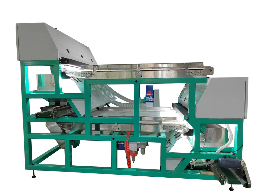 Máquina de classificação mineral de vidro da cor do CCD da areia do classificador ótico de capacidade elevada o mais novo da cor do CCD 2023 2 camadas