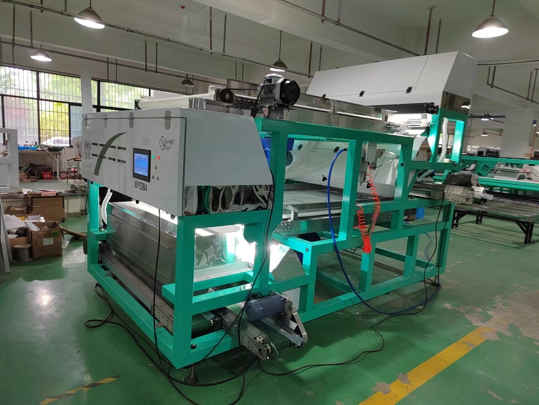 Máquina de classificação mineral de vidro da cor do CCD da areia do classificador ótico de capacidade elevada o mais novo da cor do CCD 2023 2 camadas