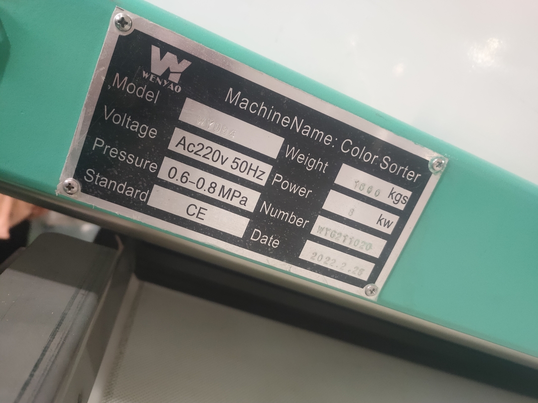 Máquina de classificação mineral de vidro da cor do CCD da areia do classificador ótico de capacidade elevada o mais novo da cor do CCD 2023 2 camadas