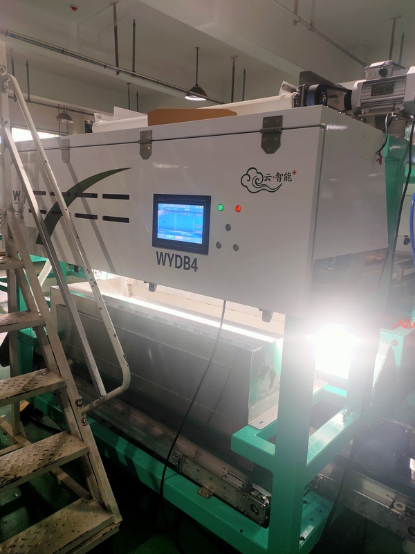 Máquina de classificação mineral de vidro da cor do CCD da areia do classificador ótico de capacidade elevada o mais novo da cor do CCD 2023 2 camadas