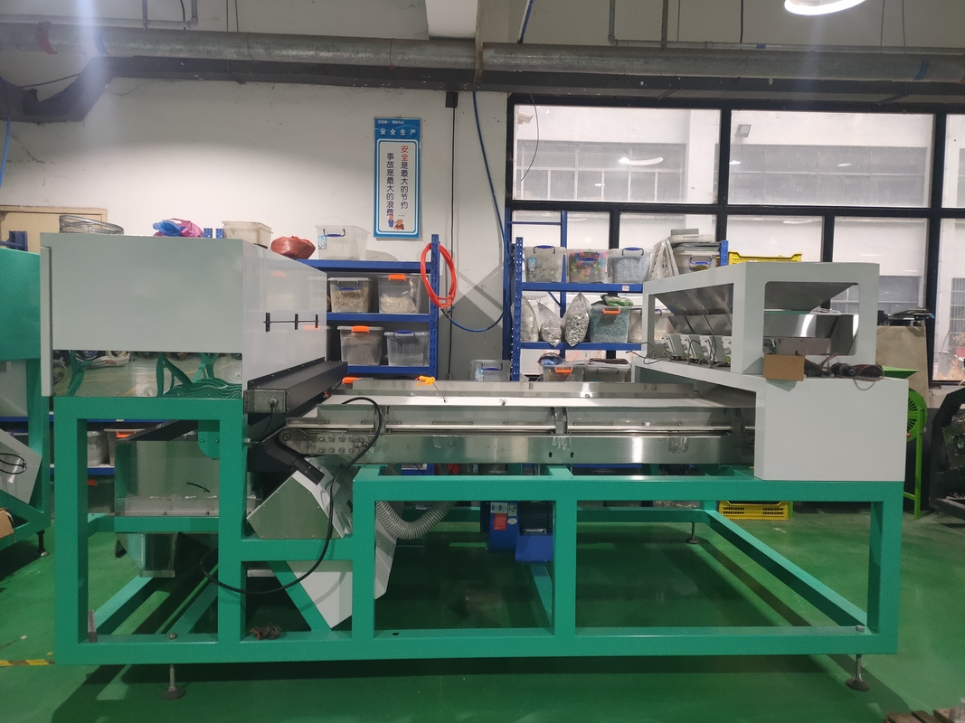 A magnesite branca balança a máquina do classificador da cor do CCD para a rocha mineral do minério