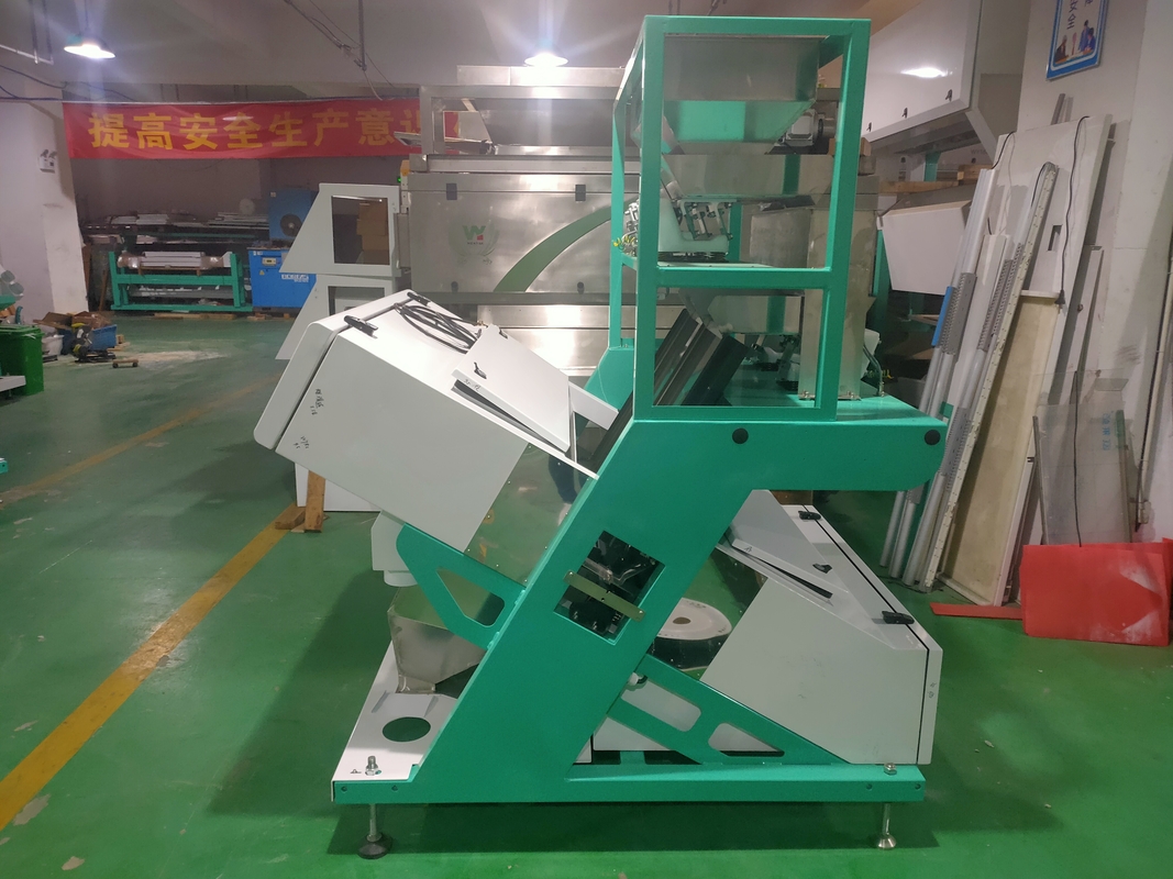 Máquina erval do classificador da cor dos vibradores das rampas 4 de Digitas 2 com câmera do CCD