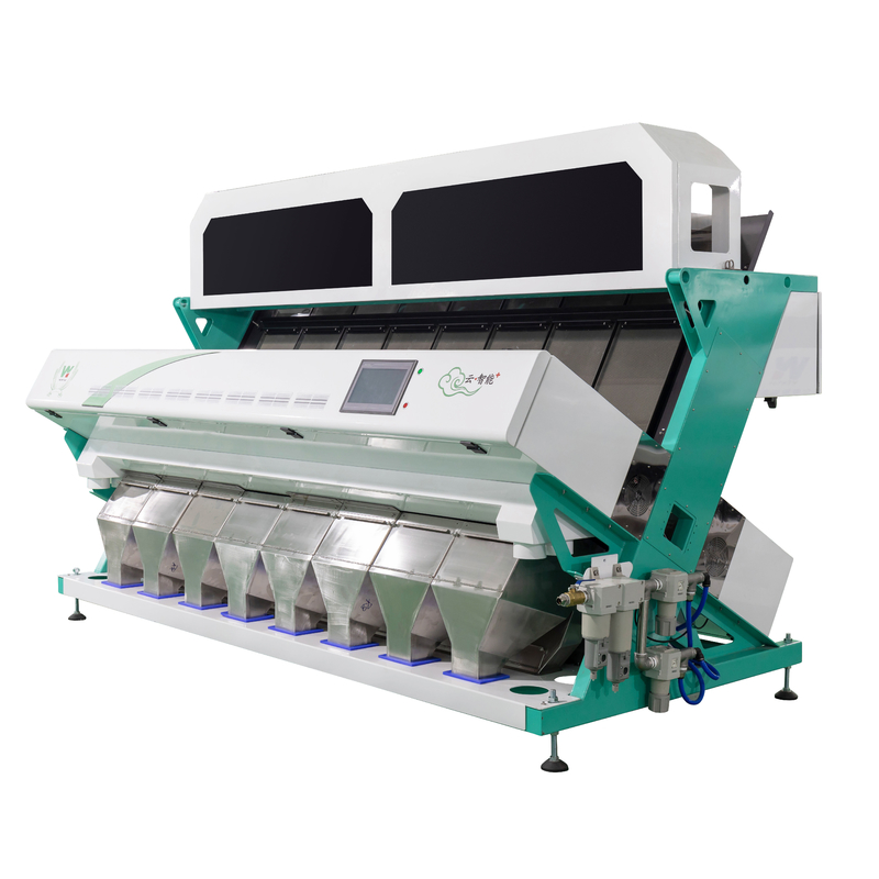 Tons/H verde ótico da máquina de classificação 8 - 12 de 512 feijões da grão do trigo do RGB dos canais