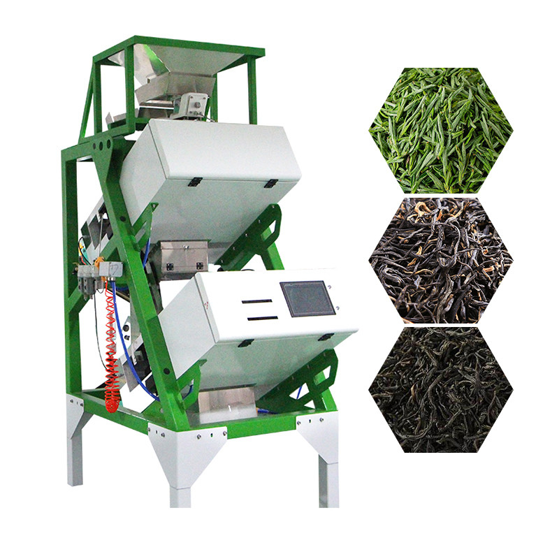 Precisão vermelha verde preta de Mini Tea Colour Sorter Machine 99,99%