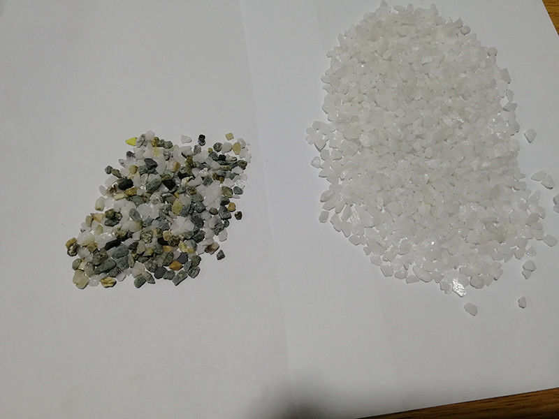 Filtro mineral da máquina de classificação YSC/CKD da cor de quartzo da pedra ótica do mármore do seixo