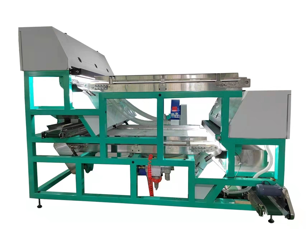As garrafas de vidro quebradas do classificador da cor do CCD do transporte de correia da dupla camada colorem o classificador de vidro da cor do separador do classificador que classifica o Mach