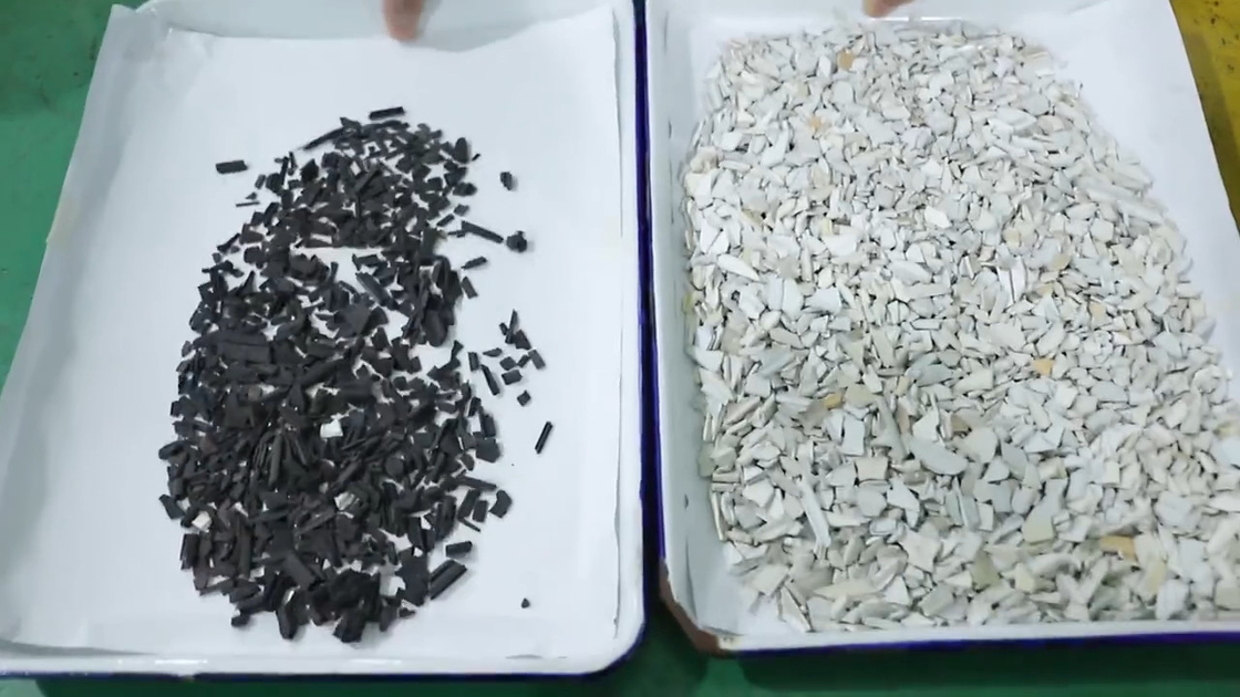 Reciclando a máquina plástica do separador da cor do PVC do ANIMAL DE ESTIMAÇÃO dos PP da máquina de classificação da cor da partícula