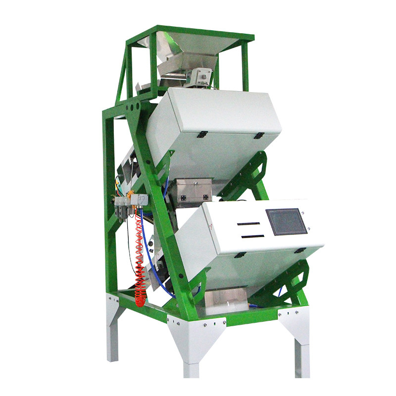 Máquina verde 200kg/H do classificador da cor do chá preto com a câmera do CCD do RGB