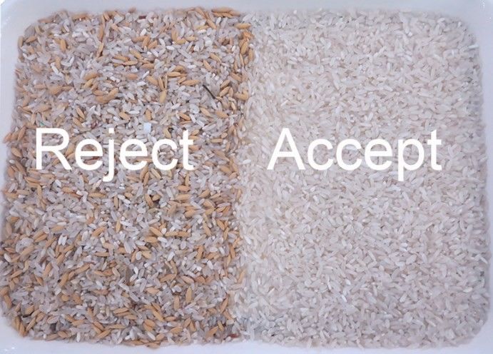 A grão longa aferventou a máquina de classificação da cor da precisão alta da máquina do classificador da cor do arroz