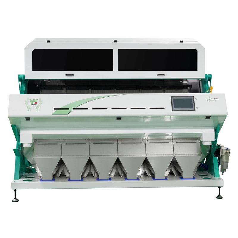 Máquina de Selctor do classificador da cor da grão do arroz das rampas da Multi-função 6 que classifica para cereais do arroz