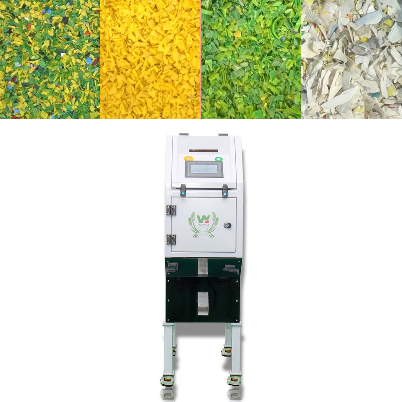 Os flocos plásticos da máquina nova de Mini Model Plastic Color Sorter colorem a máquina do classificador
