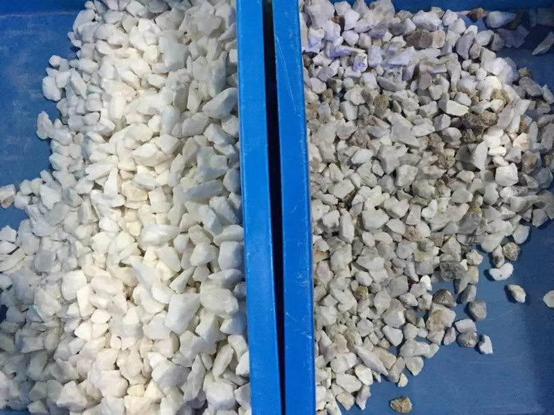 Máquina plástica de vidro mineral do classificador da cor do único minério automático grande da câmera da largura 4 da camada