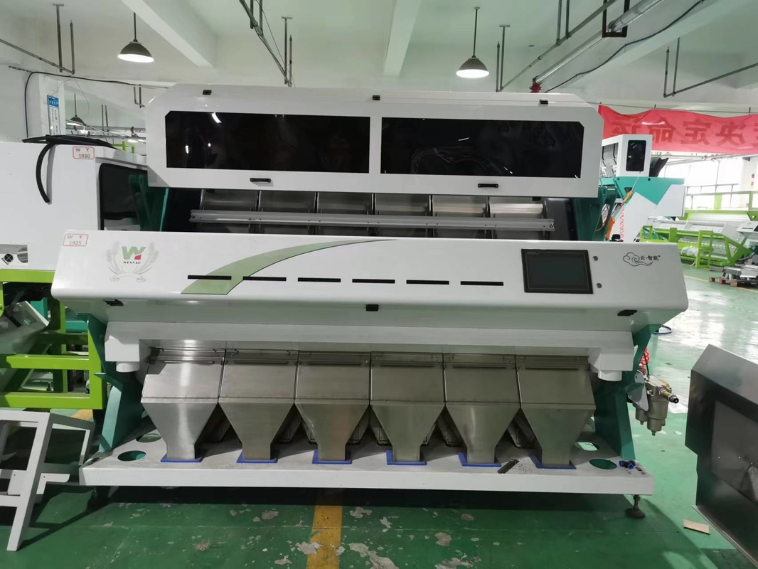 6 Máquina de triagem de cor de trigo e cevada de chute Máquina de triagem de cor de aveia