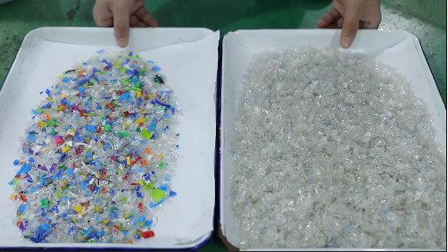 Máquina de classificação de cores de plástico Nir Máquina de classificação de cores de pellets de plástico PCB com câmera CCD e luz LED