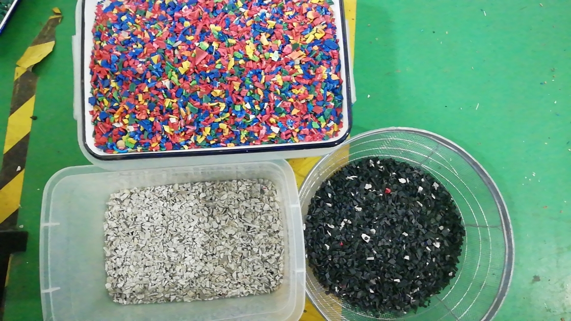 Máquina de classificação de cores de plástico Nir Máquina de classificação de cores de pellets de plástico PCB com câmera CCD e luz LED