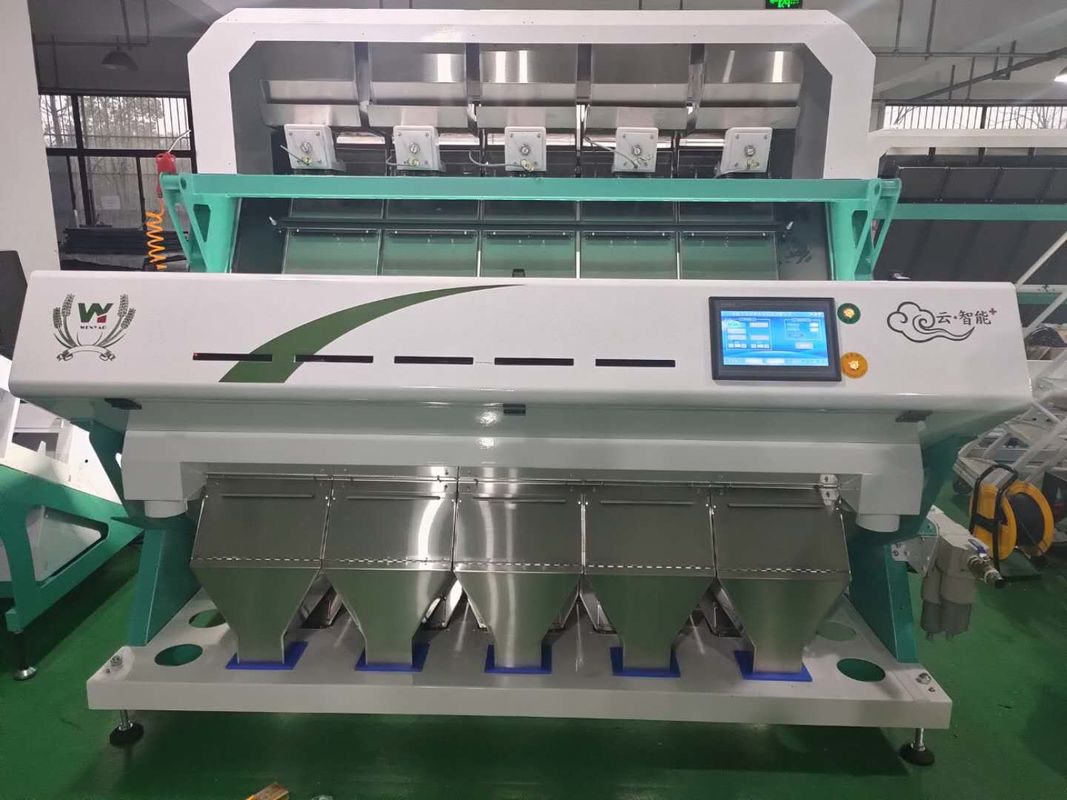Máquina de triagem automática inteligente de cores de alta precisão de 320 canais para minerais e cobre de alumínio