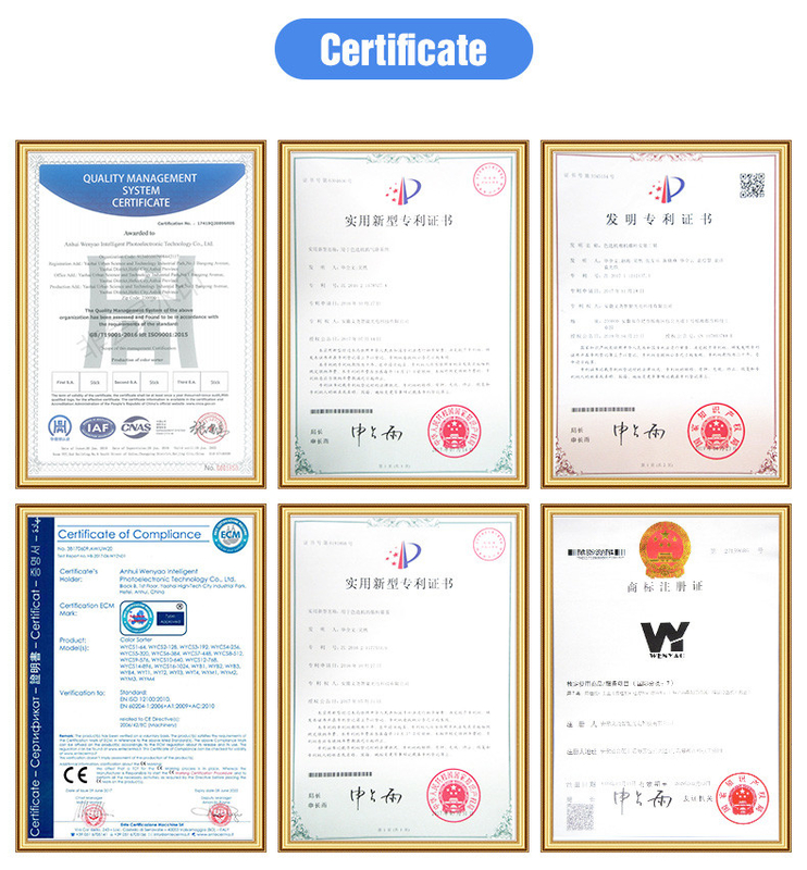 Wenyao Factory Supply Directly Waste que recicla classificando o classificador plástico da cor do floco do PE do PVC para o plástico