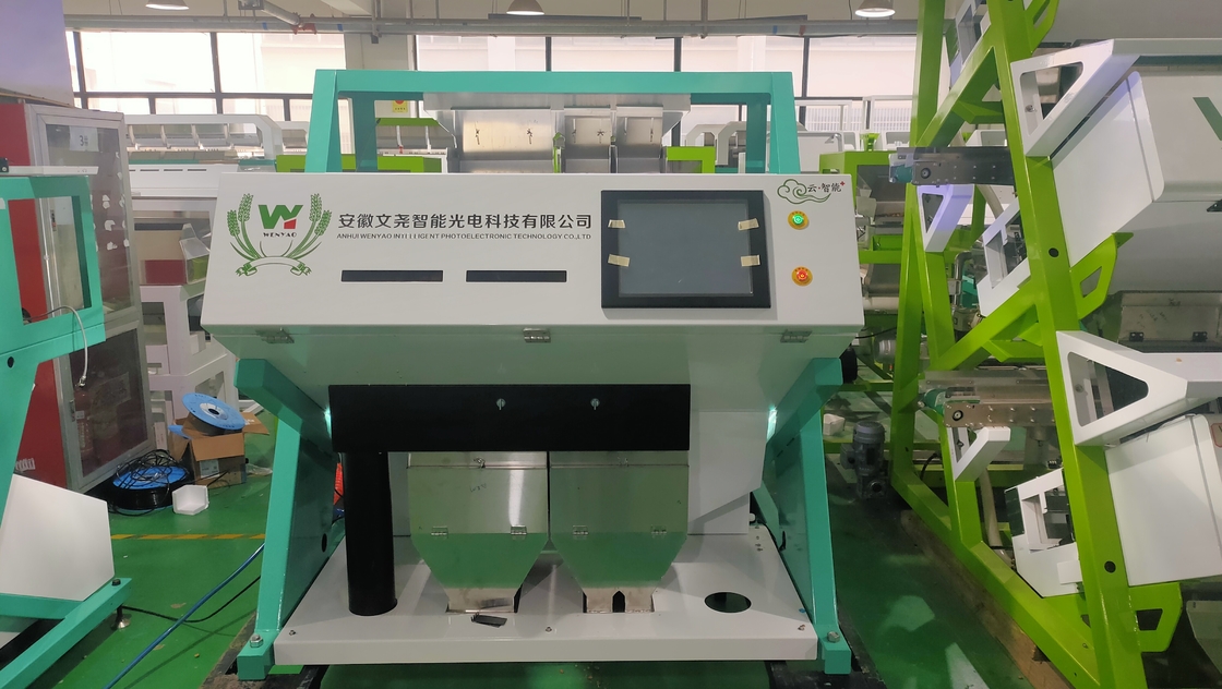 Máquina óptica de triagem de cores de plásticos e máquina de processamento de alimentos para triagem de granulados de plástico para animais de estimação, flocos com sensor CCD