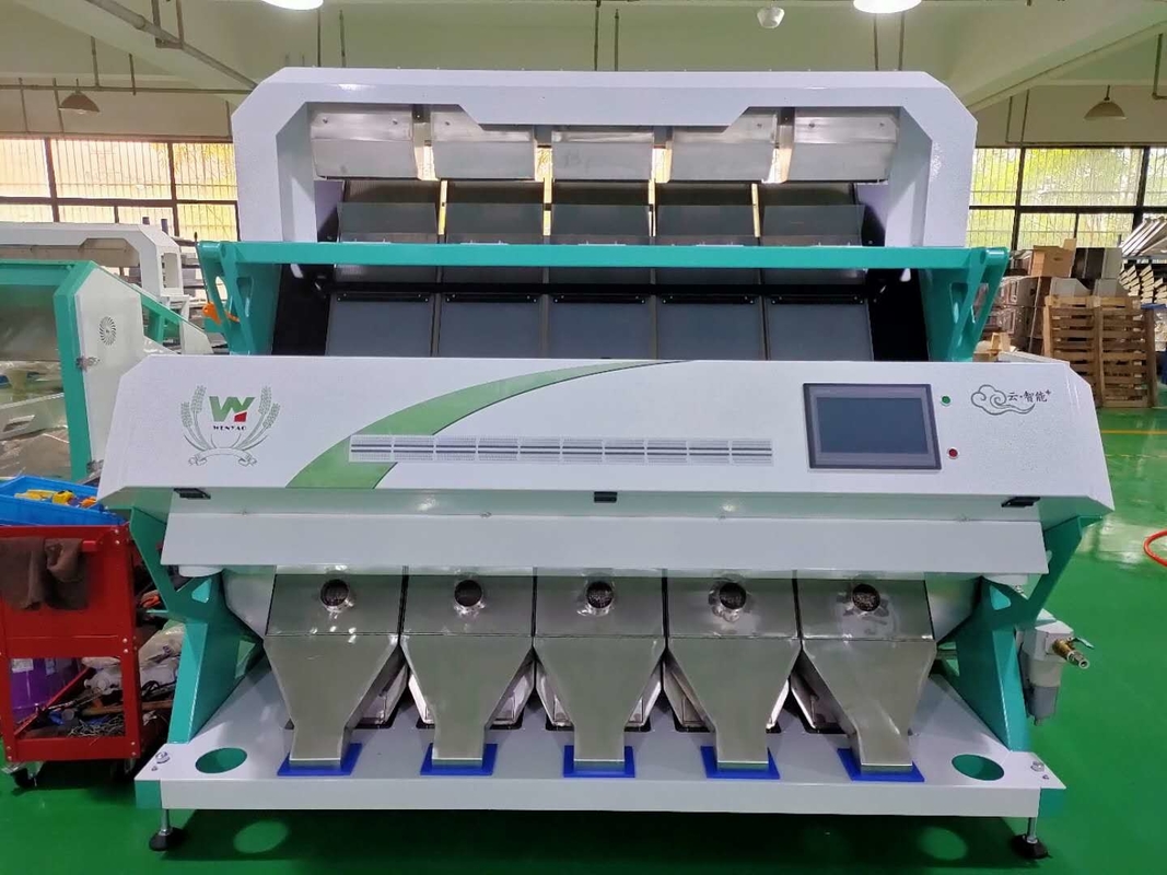 América Chip Inteligente WYCS5-320 Trigo Color Sorter 0,6-2,5 toneladas/hora Máquina de saída de classificação
