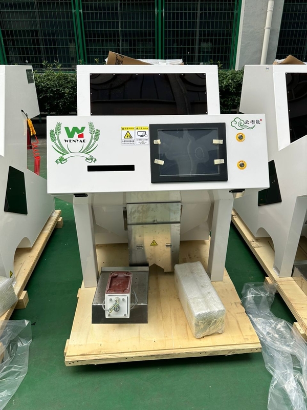Máquina de triagem óptica Grãos Sementes Amendoins Grãos Máquina de triagem de cores ópticas CCD RGB Câmera Color Sorter