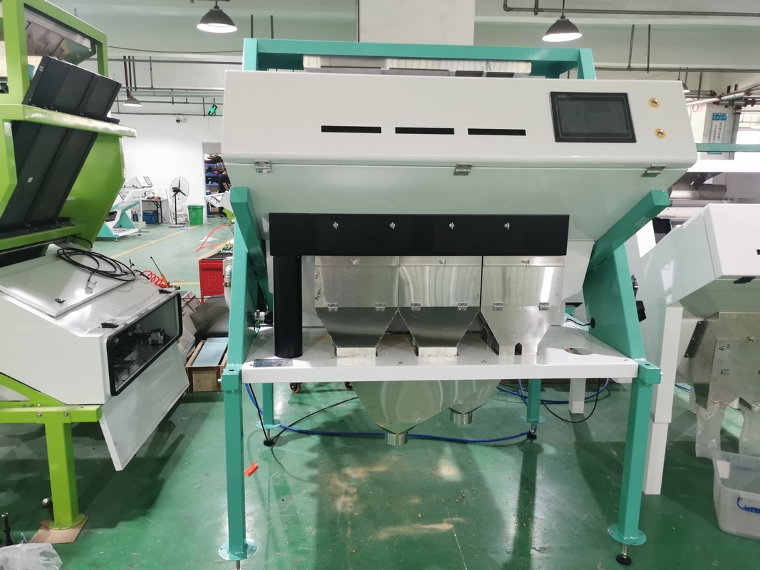 Máquina de triagem de cores de feijão de rim com manchas claras