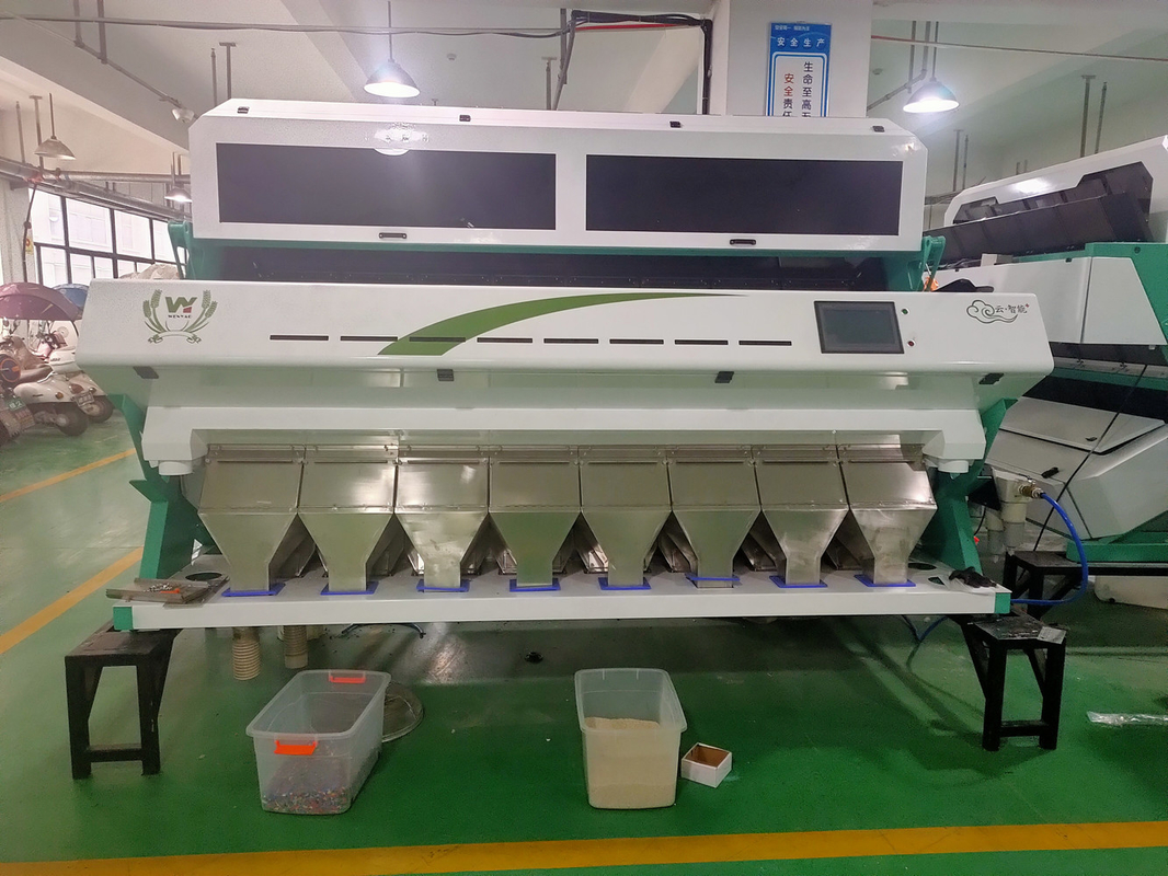 Máquina de classificação de cores CCD de cor completa para classificação de sal marinho de rocha com certificação CE