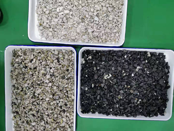 Máquina de limpeza de sal para triagem de cores minerais Sal mineral na China / Máquina de triagem de cores de minério