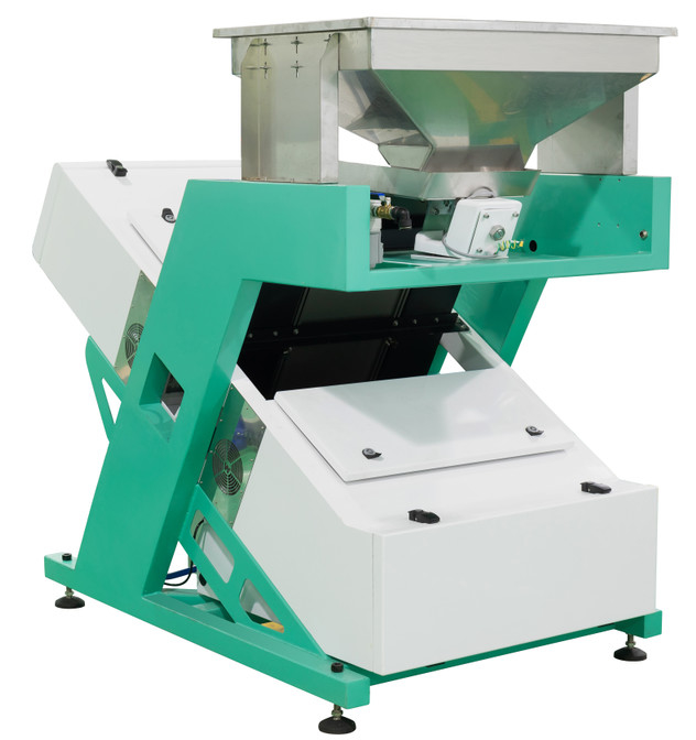 Wenyao 600-1200kg/H 1 Chute Grãos de café Arroz Garin Color Sorting Máquina de triagem de cores óptica de cereais