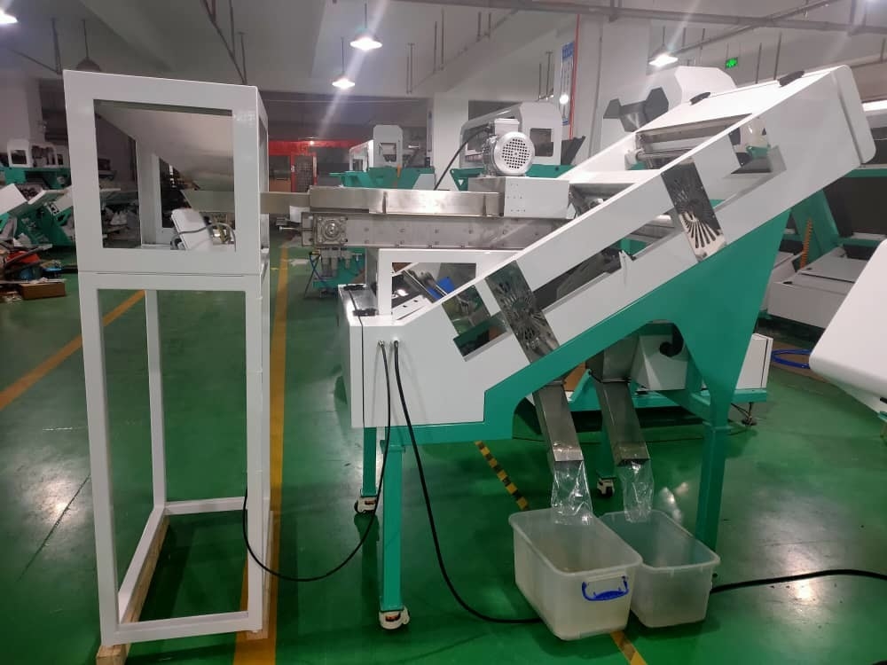 Wenyao Intelligent Coffee Cherry Color Sorter Máquina multifunção de classificação de cores para frutas frescas e congeladas