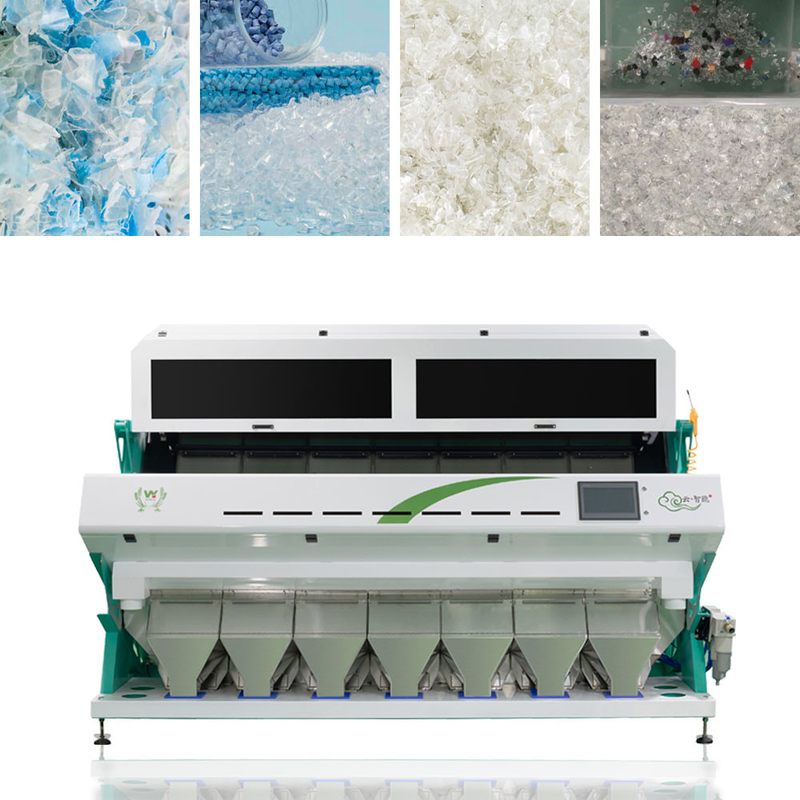 Classificador de cores preciso para uma ampla gama de estoques a granel com base na análise do produto por cor