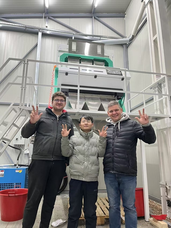 Máquina de triagem de cores de soja óptica de grãos de café na China com certificação CE