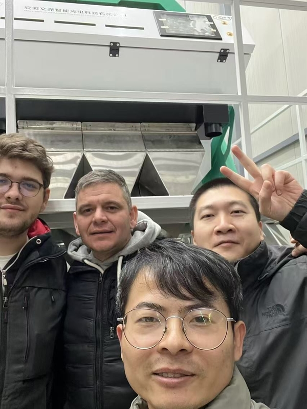 Máquina de triagem de cores de soja óptica de grãos de café na China com certificação CE