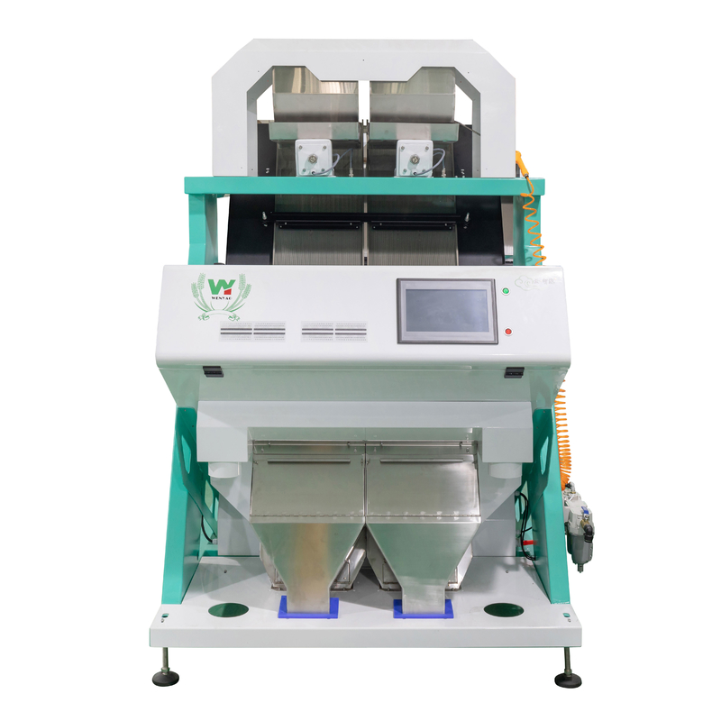 Máquina óptica de triagem de cores de plásticos e máquina de processamento de alimentos para triagem de granulados de plástico para animais de estimação, flocos com sensor CCD