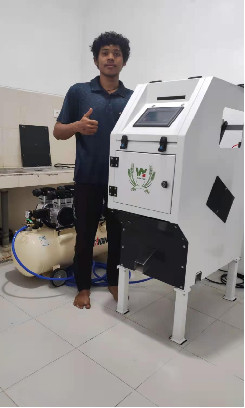 Wenyao CCD Camera Peanut Color Sorter Máquina Inteligente de Classificação de Cores de Amendoim