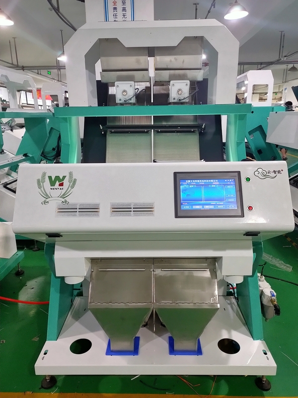 Máquina de classificação de cores óptica de grãos de café para rejeitar grãos de café frescos e torrados para a agricultura