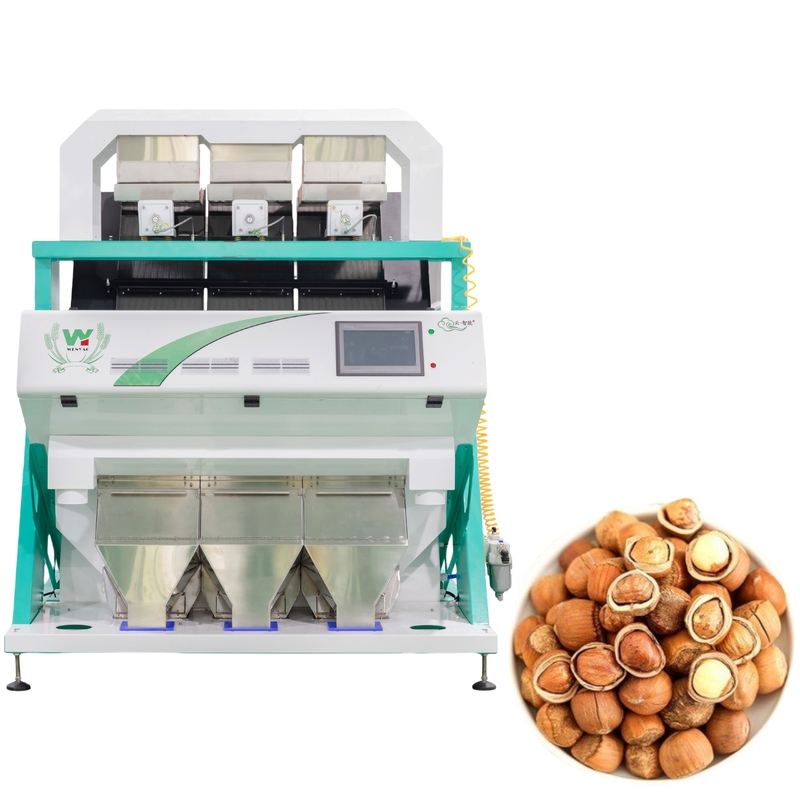 Wenyao Hazelnut Color Sorter CCD Camera Nuts Color Sorting Equipamento