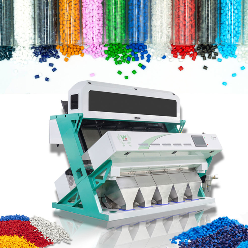 Wenyao 5 Chute Máquina de Classificação de Cores de Plástico Reciclado