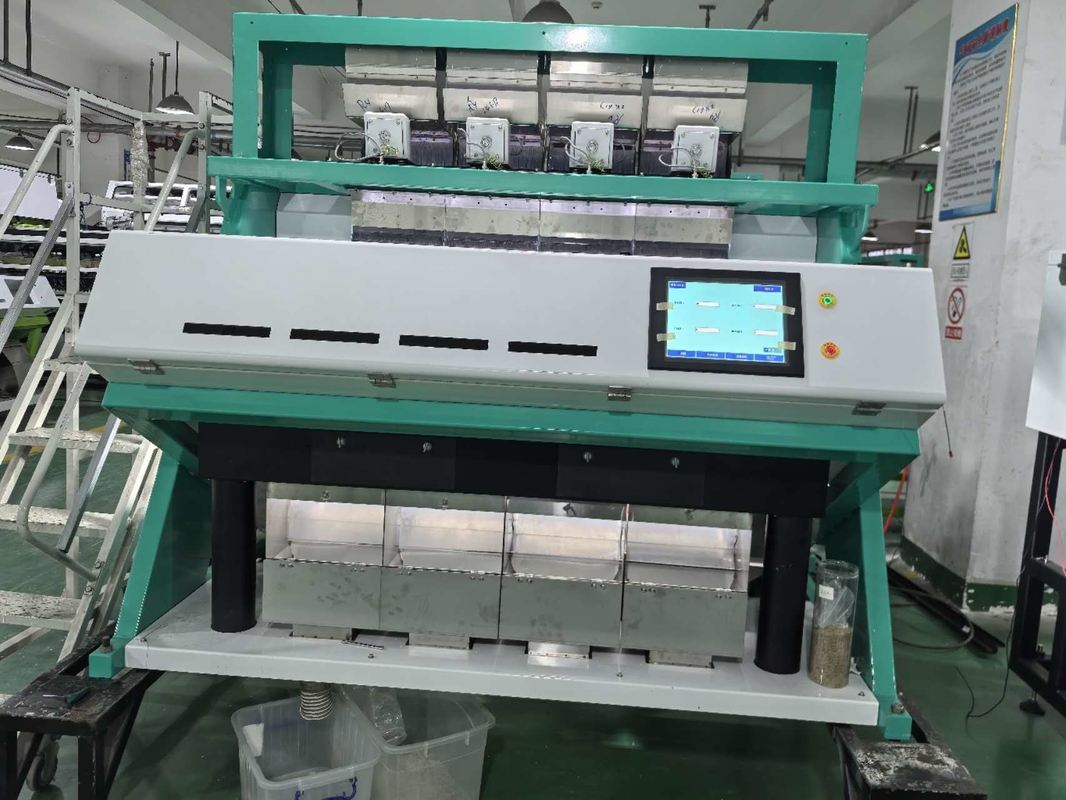 Máquina automática de classificação de cores de nozes de macadâmia Máquina de classificação de cores de nozes