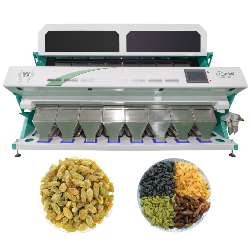 Máquina de triagem de cores de passas Wenyao Alta velocidade de processamento Nozes Colour Sorter