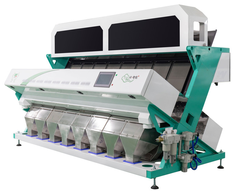 Máquina de classificação de cores de castanha de caju CCD Câmera Classificador de cores inteligente para feijões de nozes
