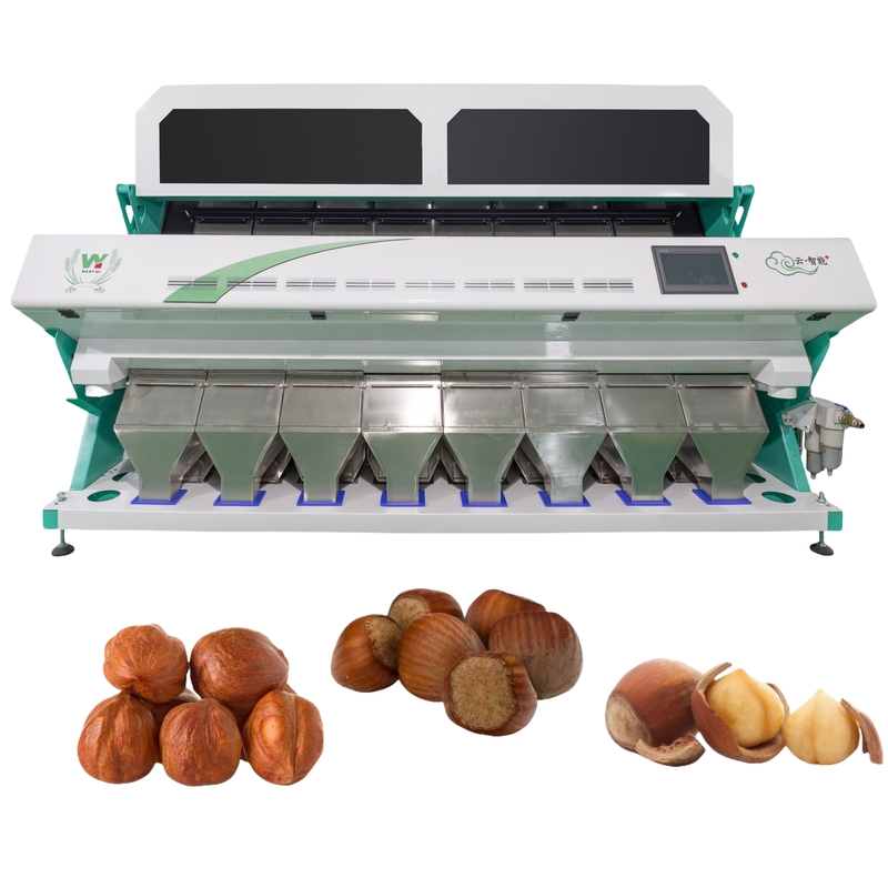 Máquina de classificação de cores de castanha de caju Wenyao CCD Câmera Classificador de cores inteligente para feijões de nozes