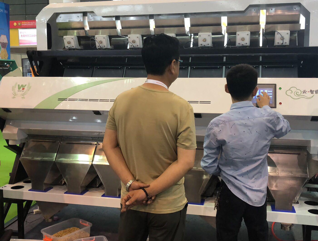 WenYao Máquina de triagem de cores de grande capacidade Cravos Cardamomo Cuminha Pimentão Semente Máquina de triagem de cores