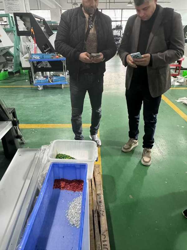 Máquina de triagem de cores Wenyao PET PVC flocos de plástico Color sorter por diferença de cor