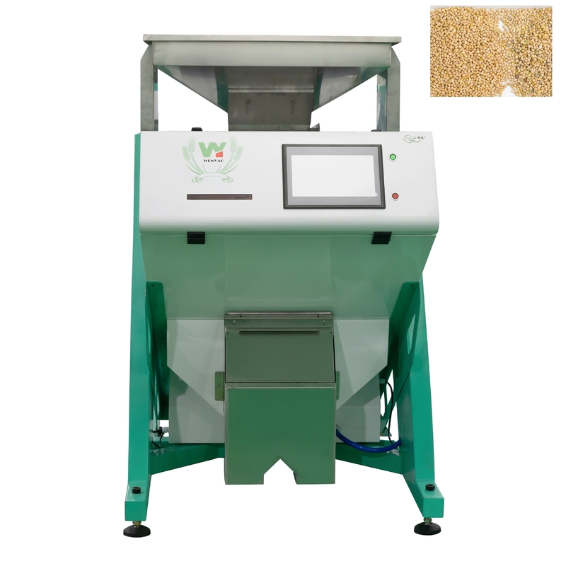 Profissional de 64 canais CCD Feno-grego Cereais Color Sorter Grãos de grão de bico máquina de classificação de cores
