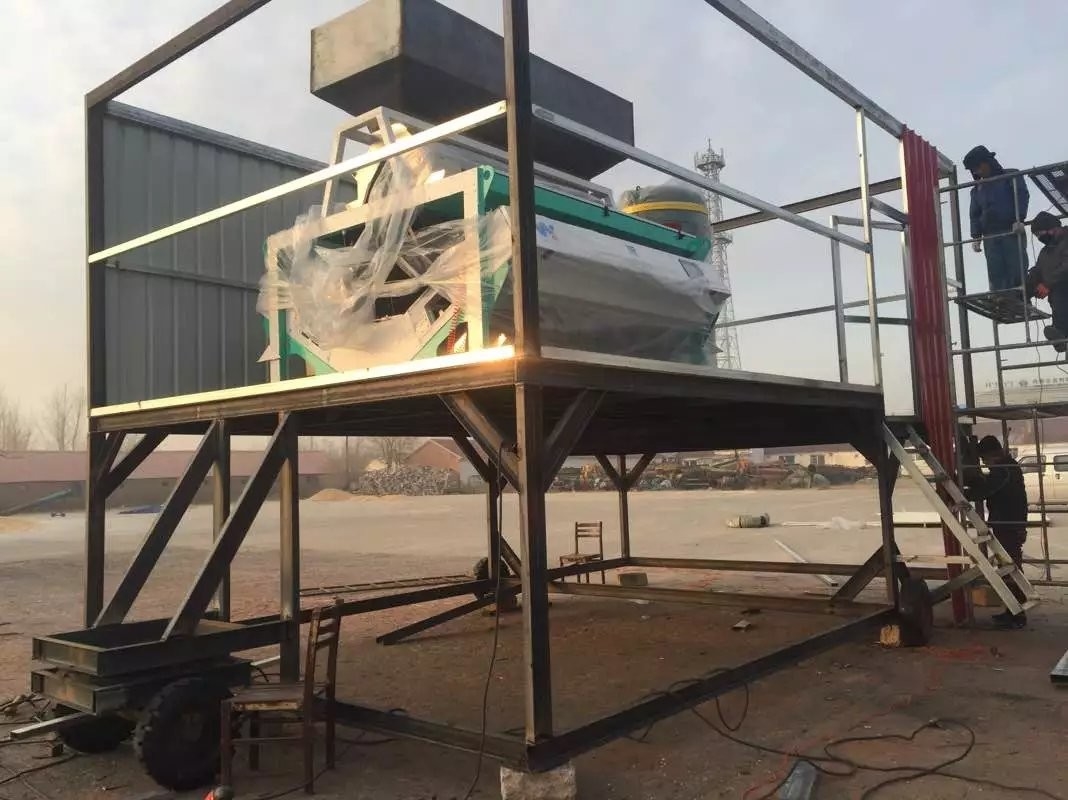 12 Chute Máquina de triagem de cores de arroz de grande capacidade